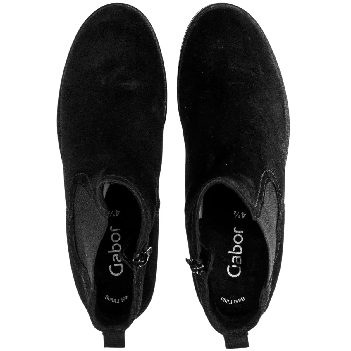 Gabor Women's 31.710.17 Chelsea Black Suede