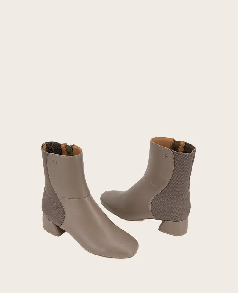 GENTLE SOULS - Emily Leather Elastic Side Zip Boot