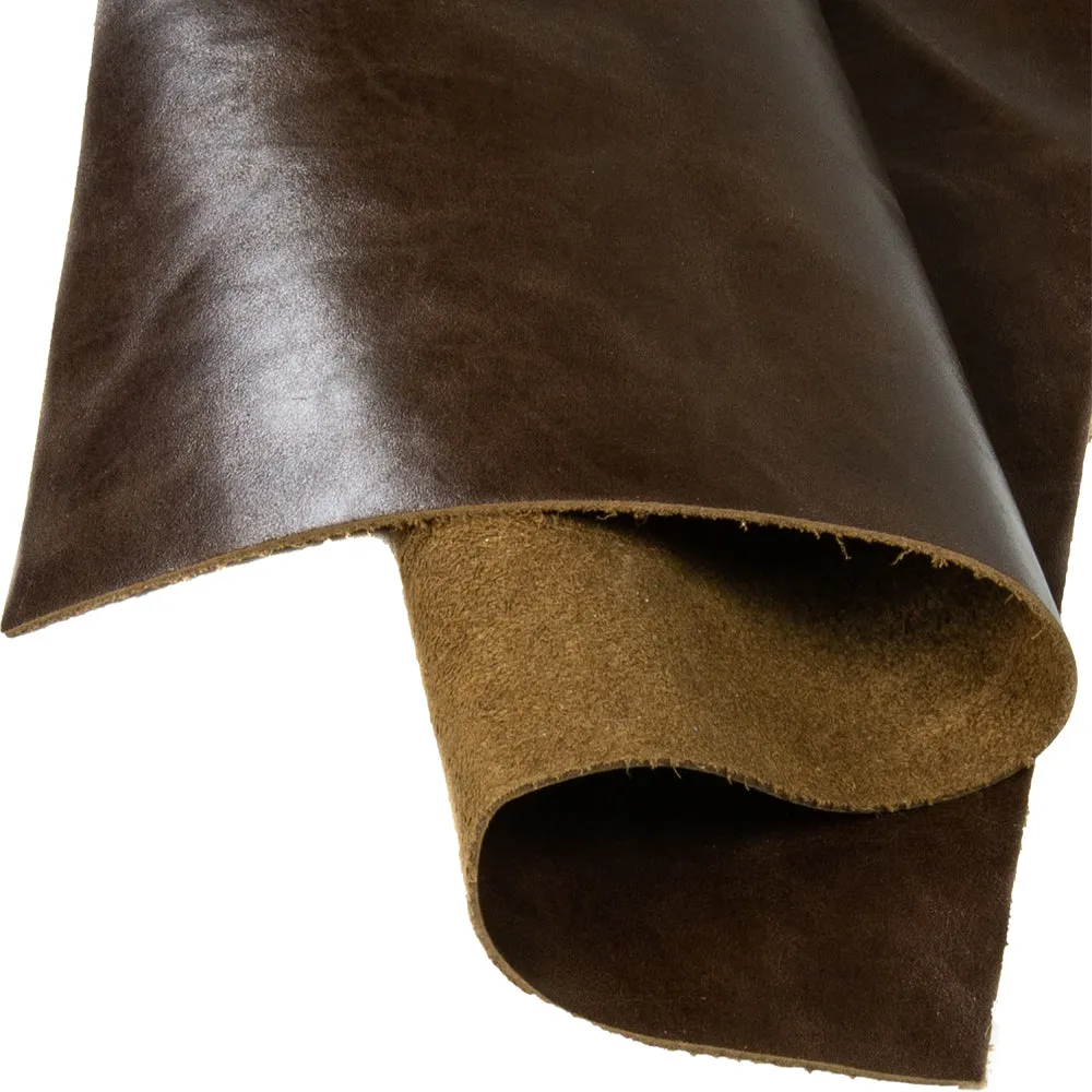 Genuine Leather Tooling and Crafting Sheets | Heavy Duty Full Grain Cowhide (1.0-1.2mm) | Denver Brown