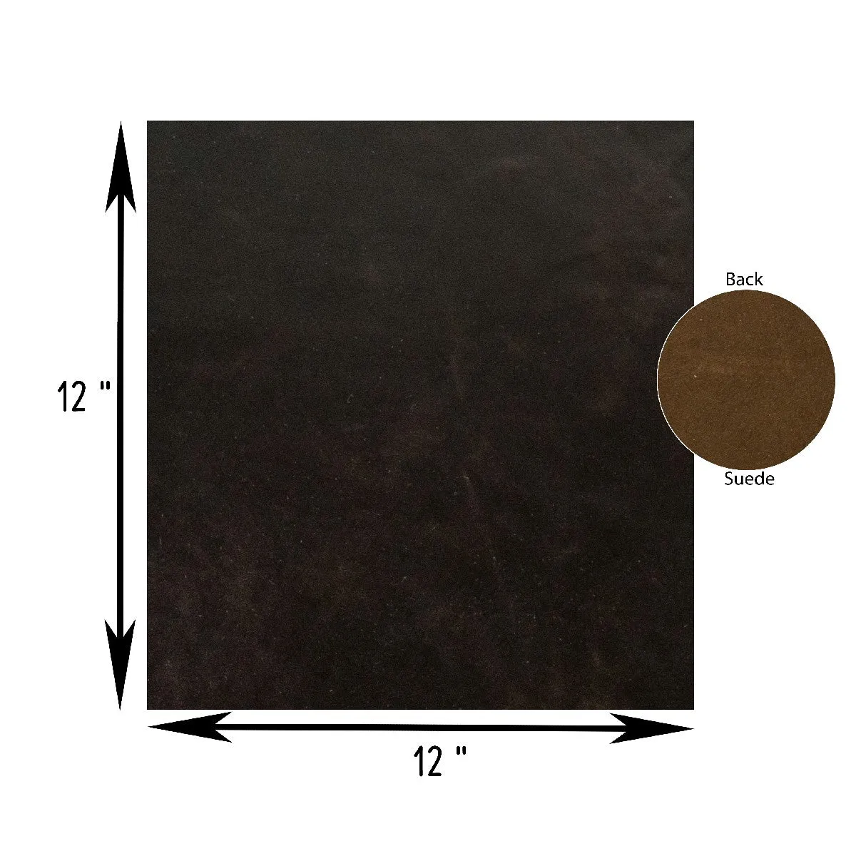 Genuine Leather Tooling and Crafting Sheets | Heavy Duty Full Grain Cowhide (1.1-1.3mm) | Navaro Brown