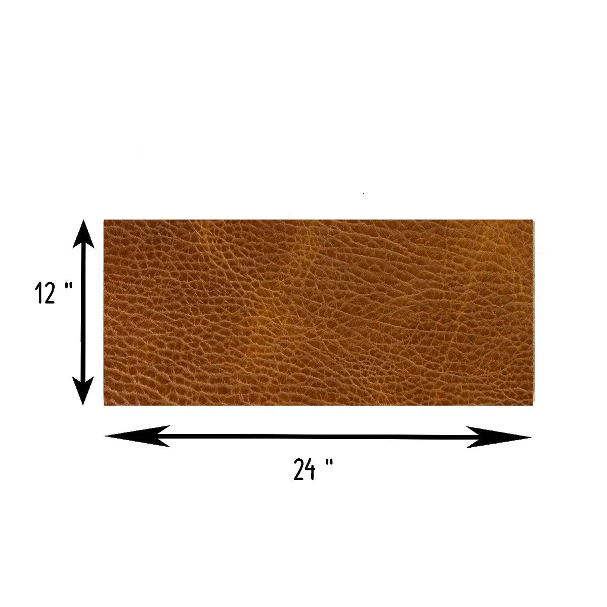 Genuine Leather Tooling and Crafting Sheets | Heavy Duty Full Grain Cowhide (3.00mm) | Arizona Cognac