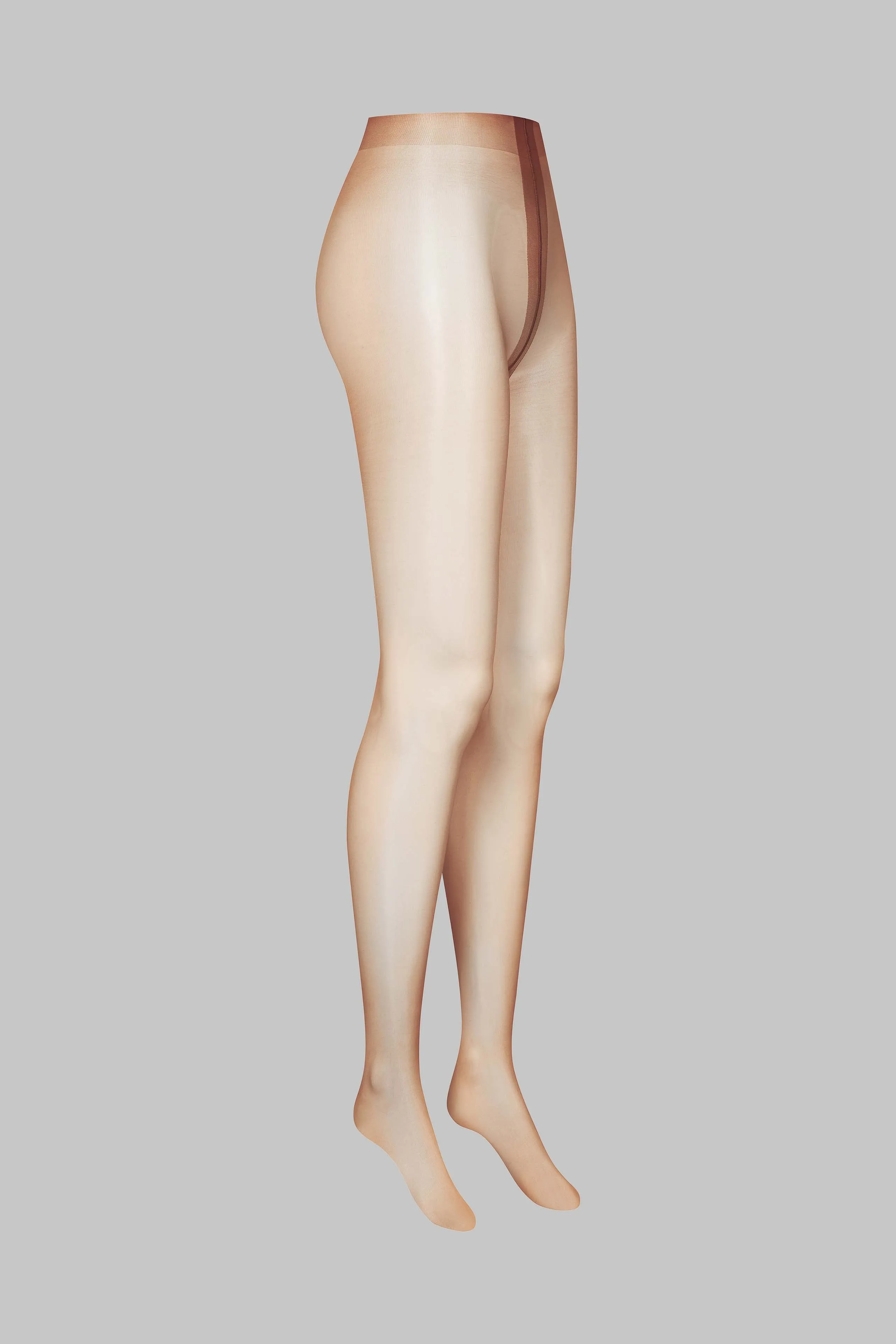 Sheer Glossy Nude Tights - 10 Denier - By Les Coquetteries