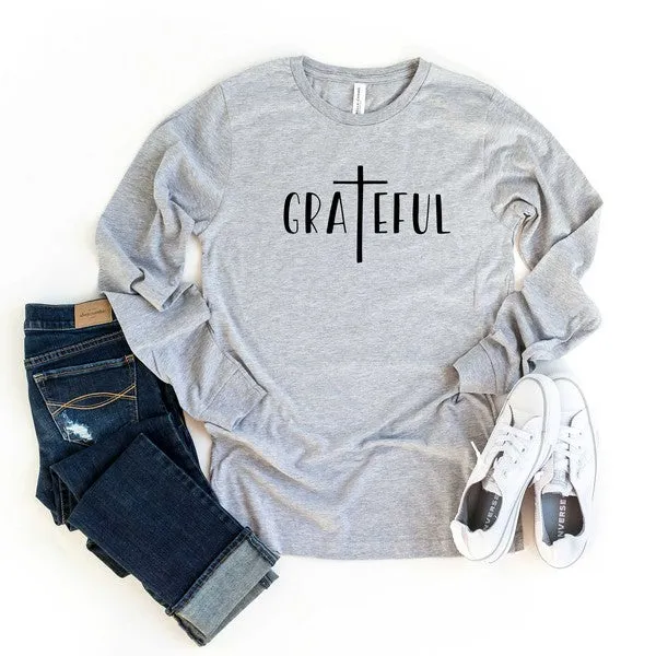 Grateful Cross Long Sleeve Graphic Tee