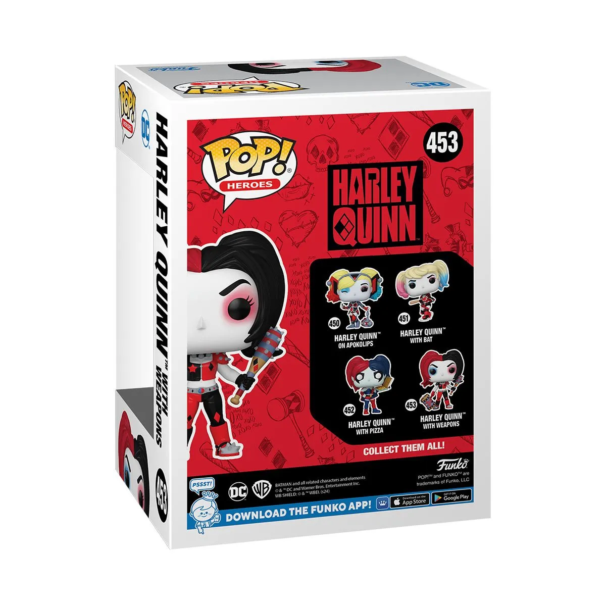 Harley Quinn with Weapons Funko Pop! Vinyl Figure #453