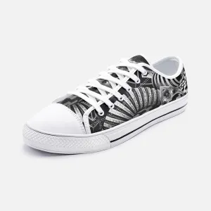 Hypnotica Unisex Low Top Canvas Shoes