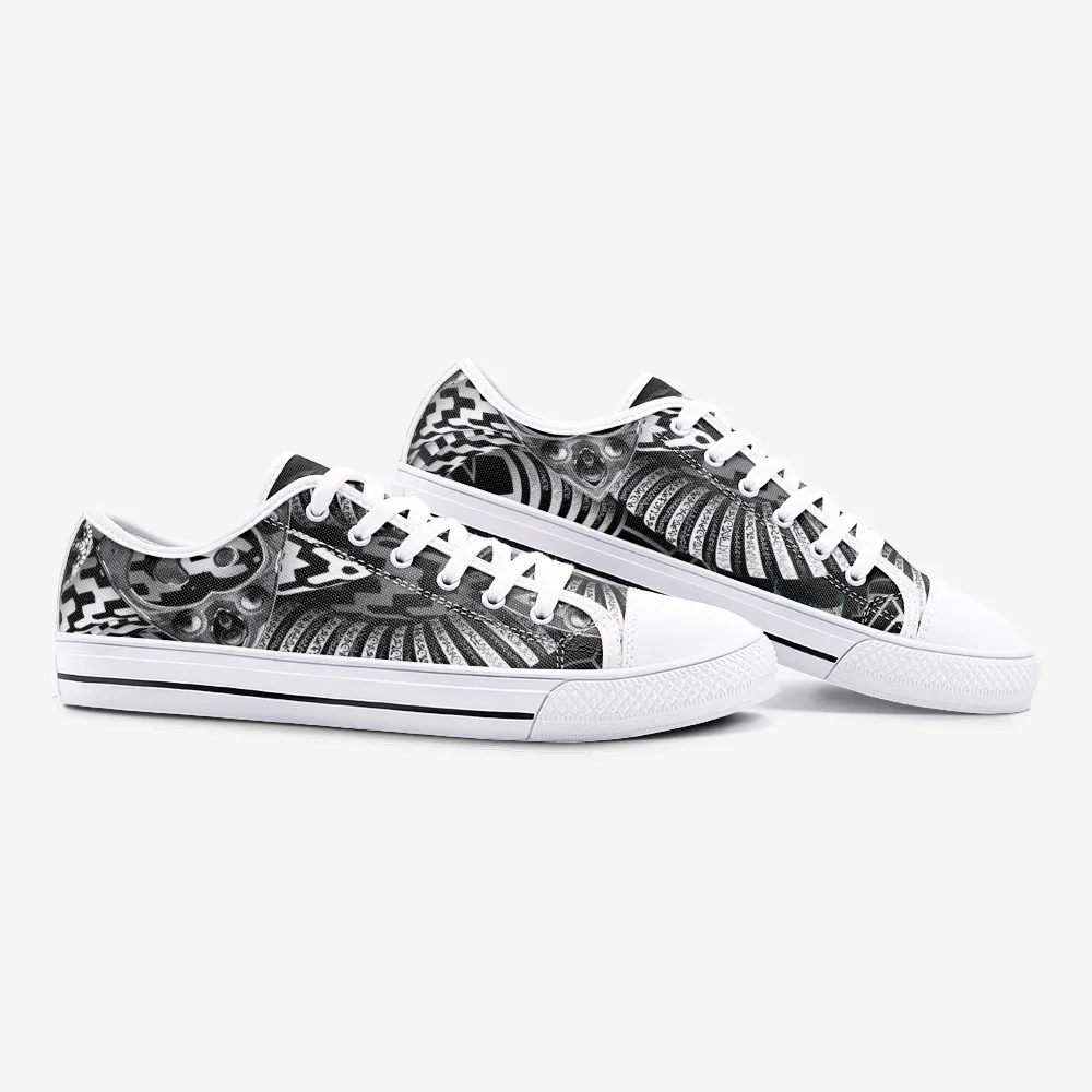 Hypnotica Unisex Low Top Canvas Shoes