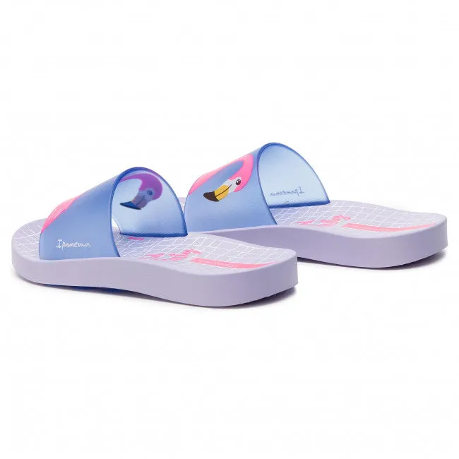 Ipanema Kids Slipper Slider Flamingo Violet Blue