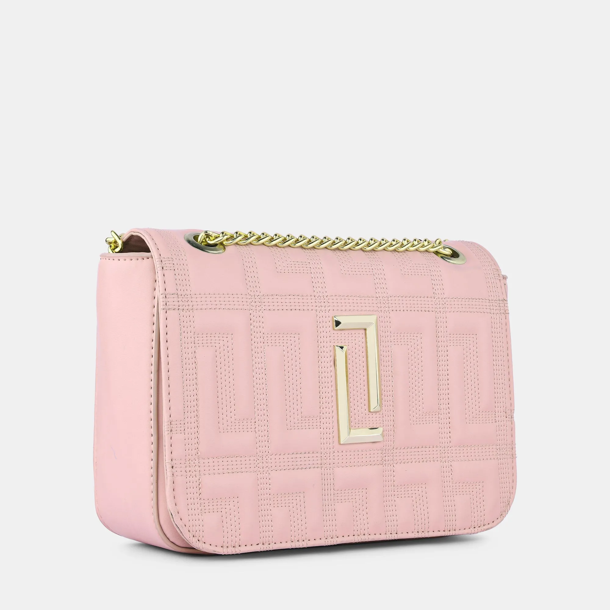 Lavie Luxe Caroline Rose Pink Medium Women's Sling Bag