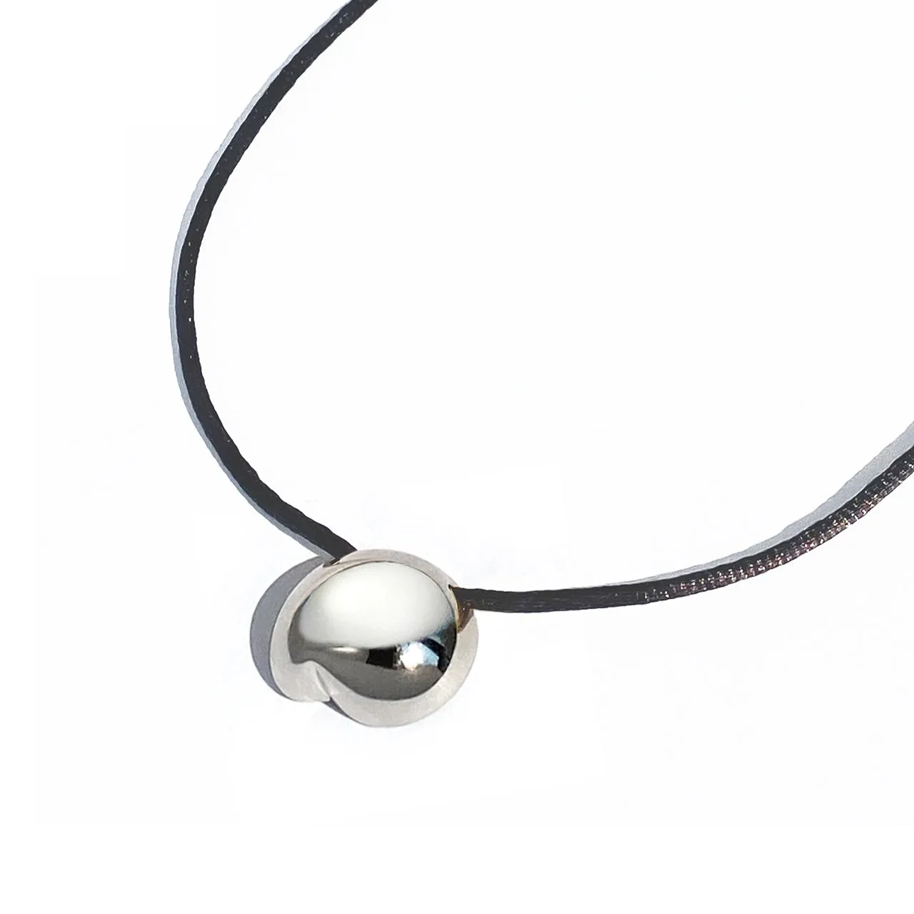 Lola Tie Necklace - Silver