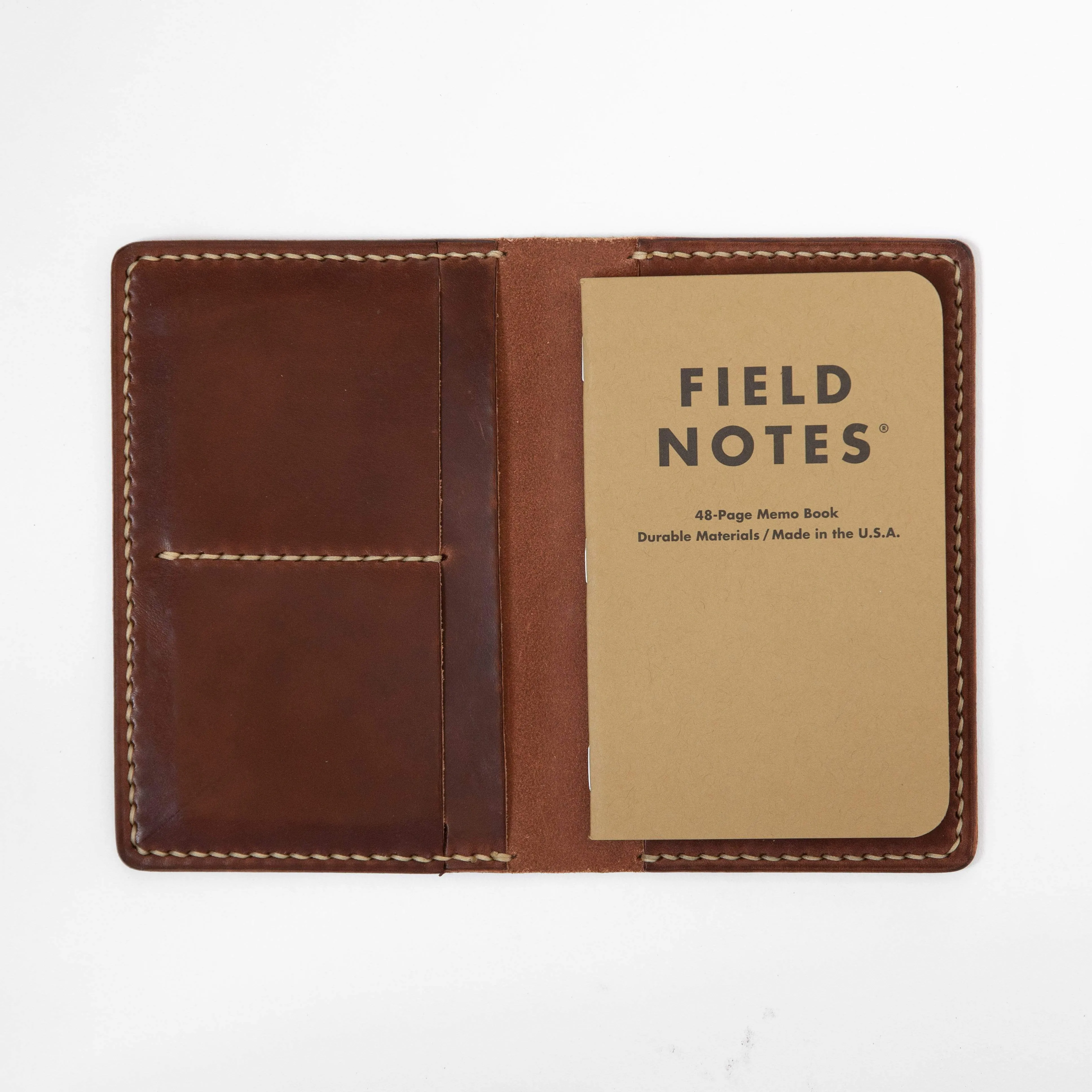 Medium Brown Notebook Wallet