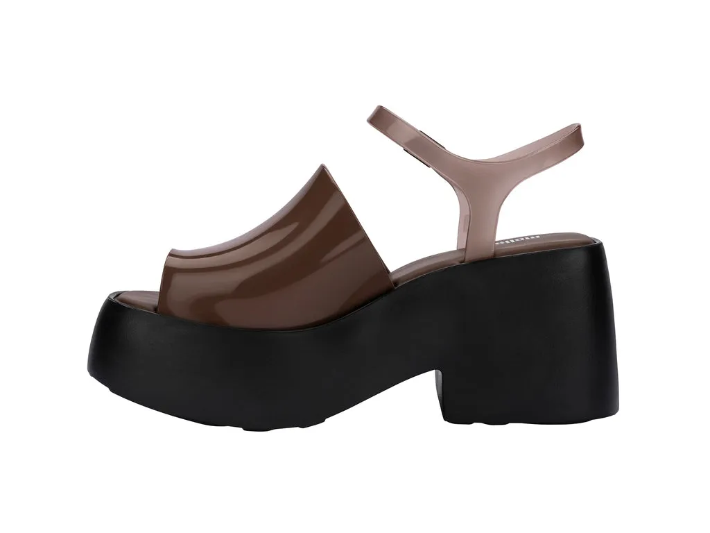 Melissa Pose AD Brown Platform Heel Sandal For Women