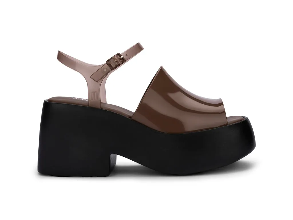 Melissa Pose AD Brown Platform Heel Sandal For Women