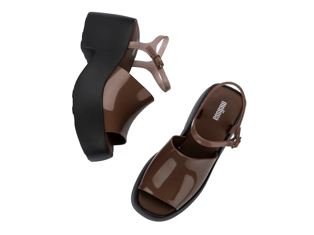 Melissa Pose AD Brown Platform Heel Sandal For Women