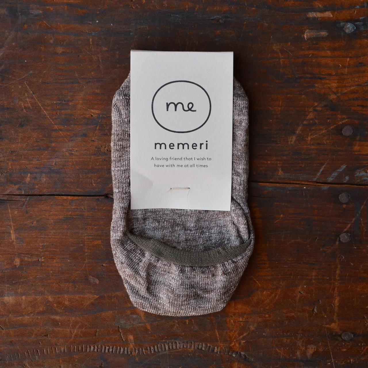 Memeri No Show Liner Socks - Linen (Adults)