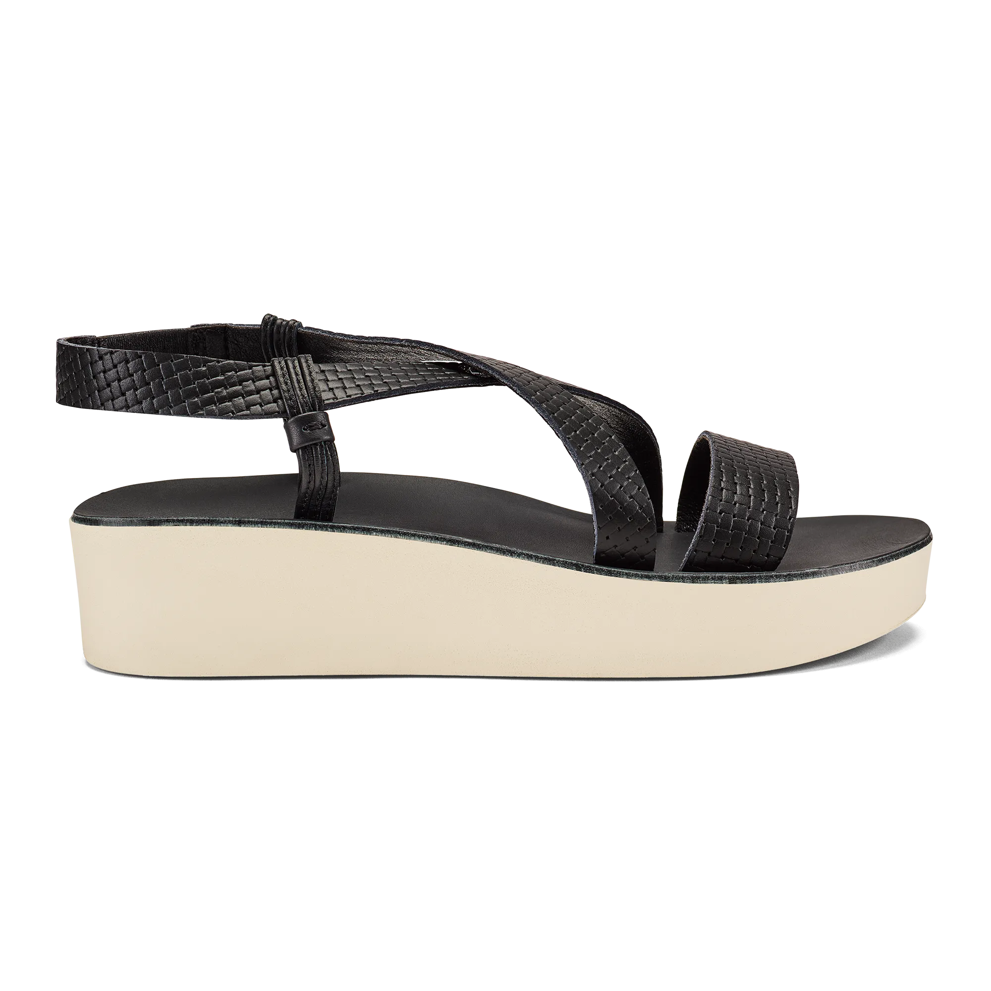 ‘Ōnohi Strappy - Black / White Sand