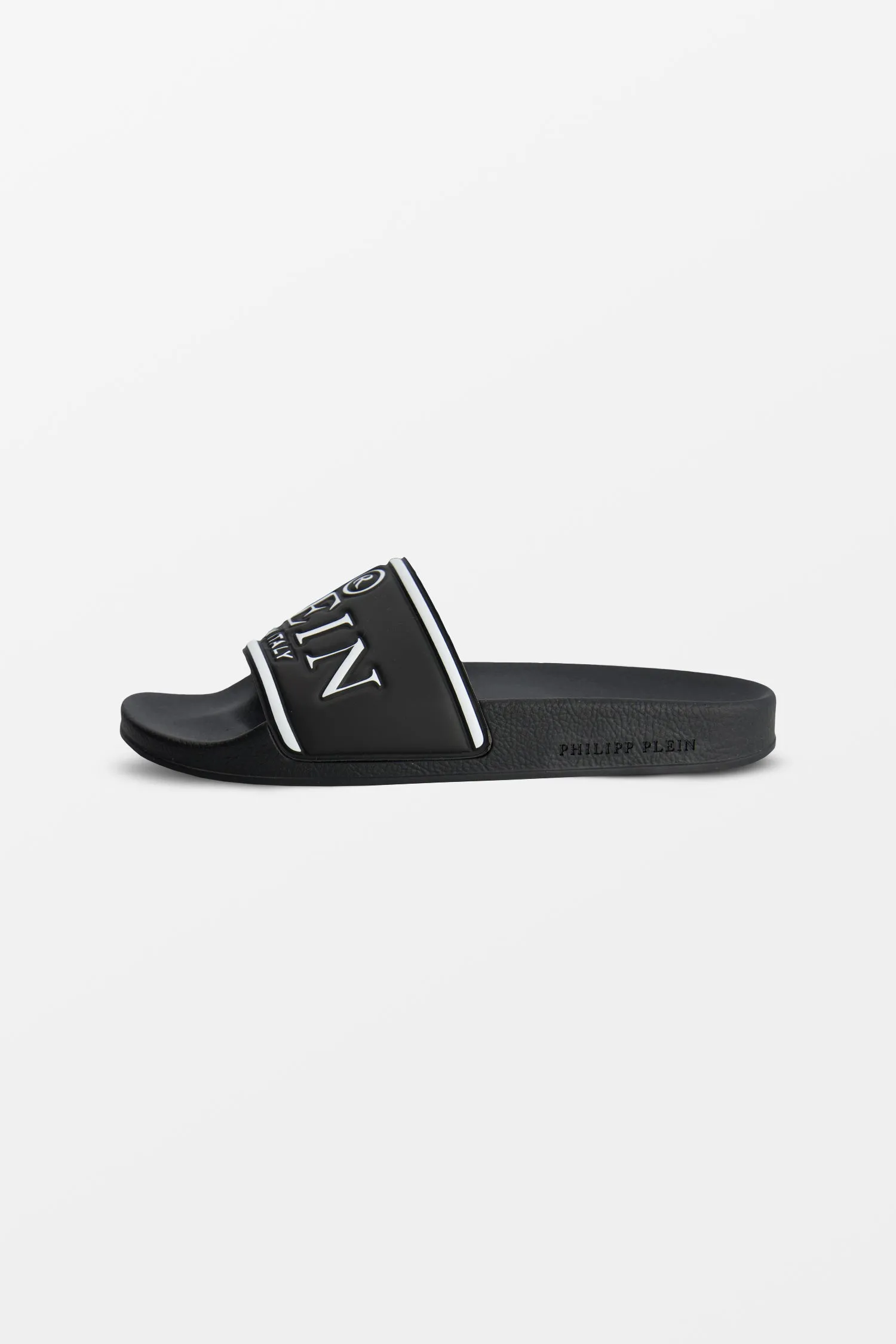 Philipp Plein Black Plein TM Slides