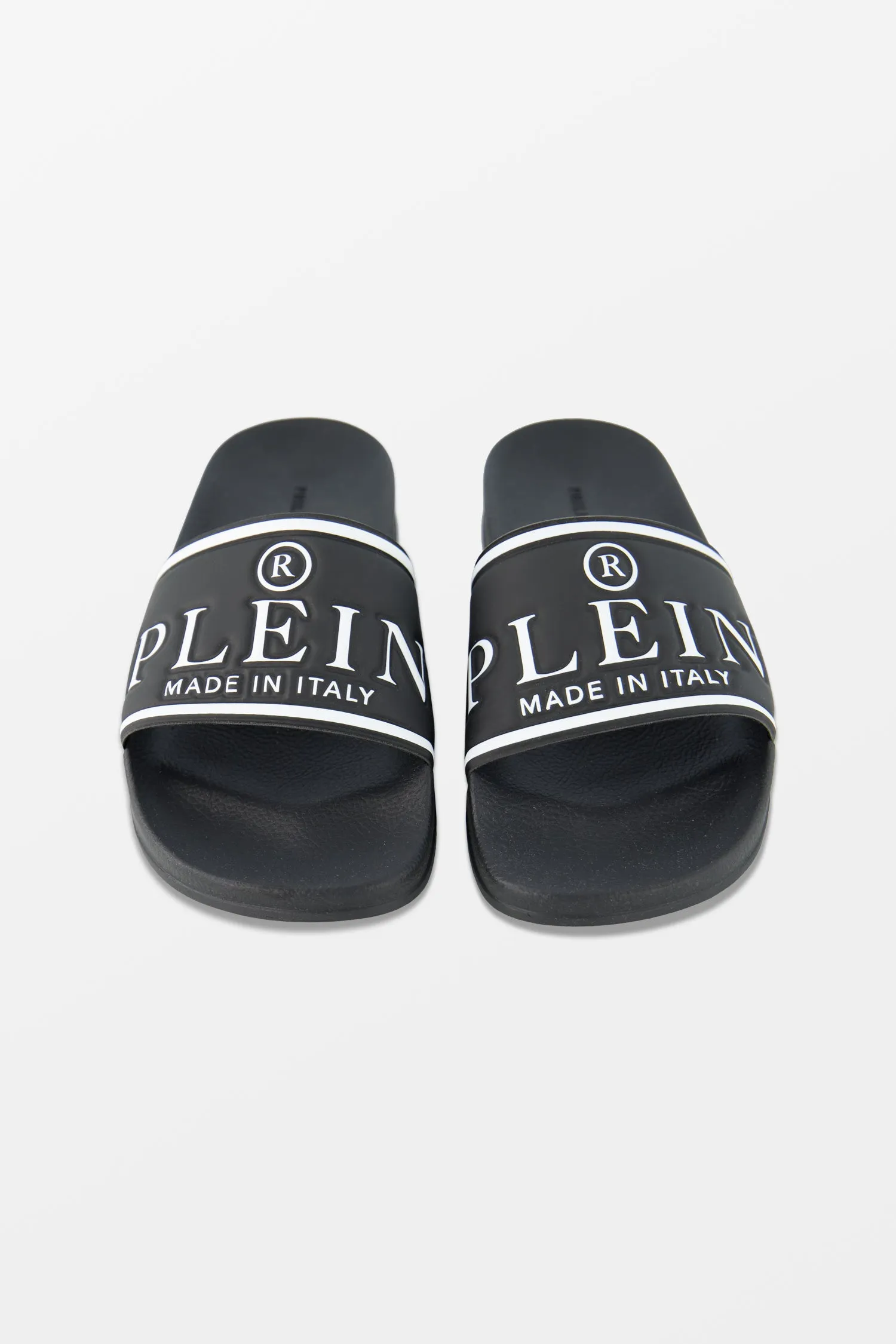 Philipp Plein Black Plein TM Slides