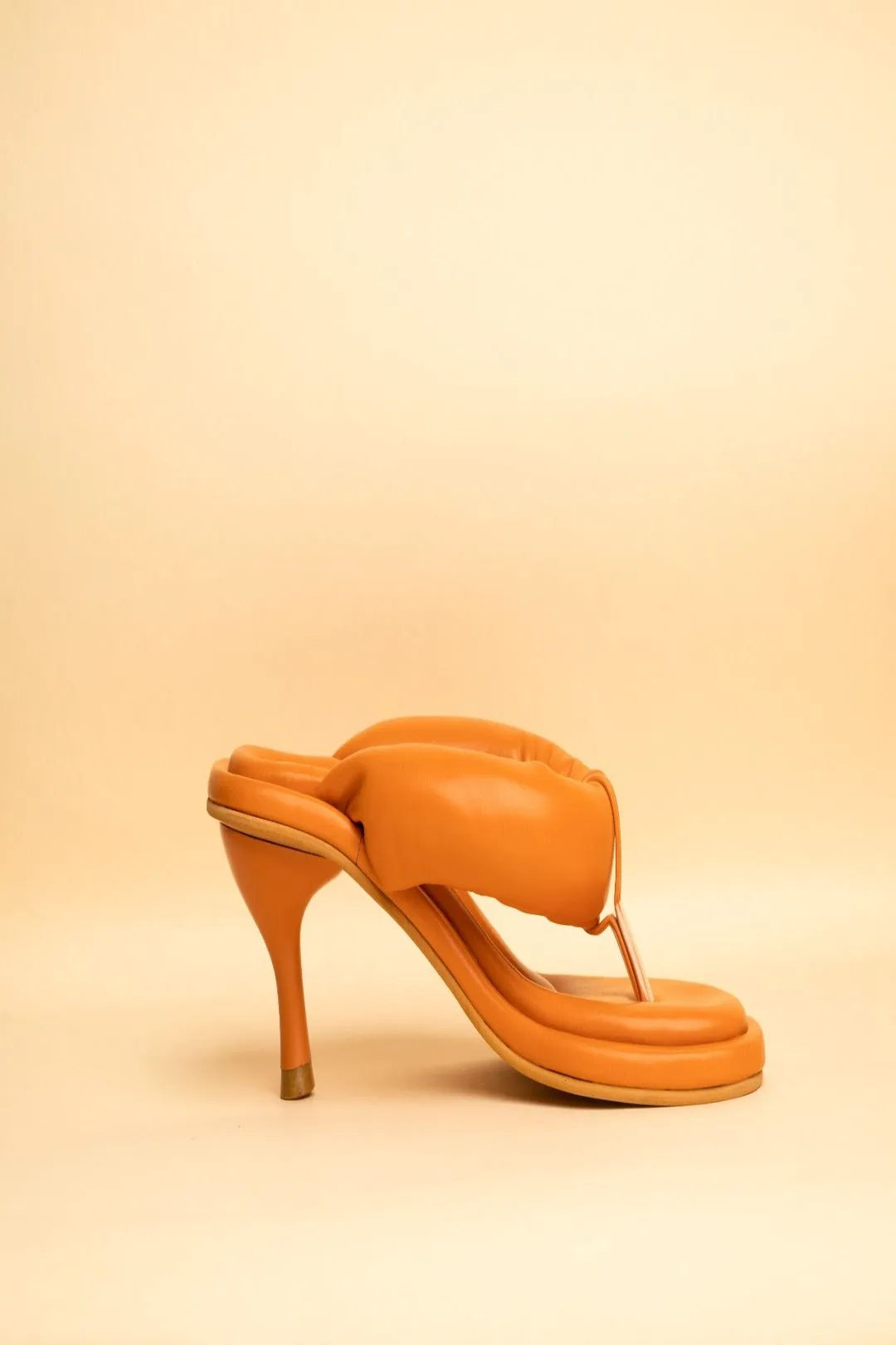 Poppy Orange Heels