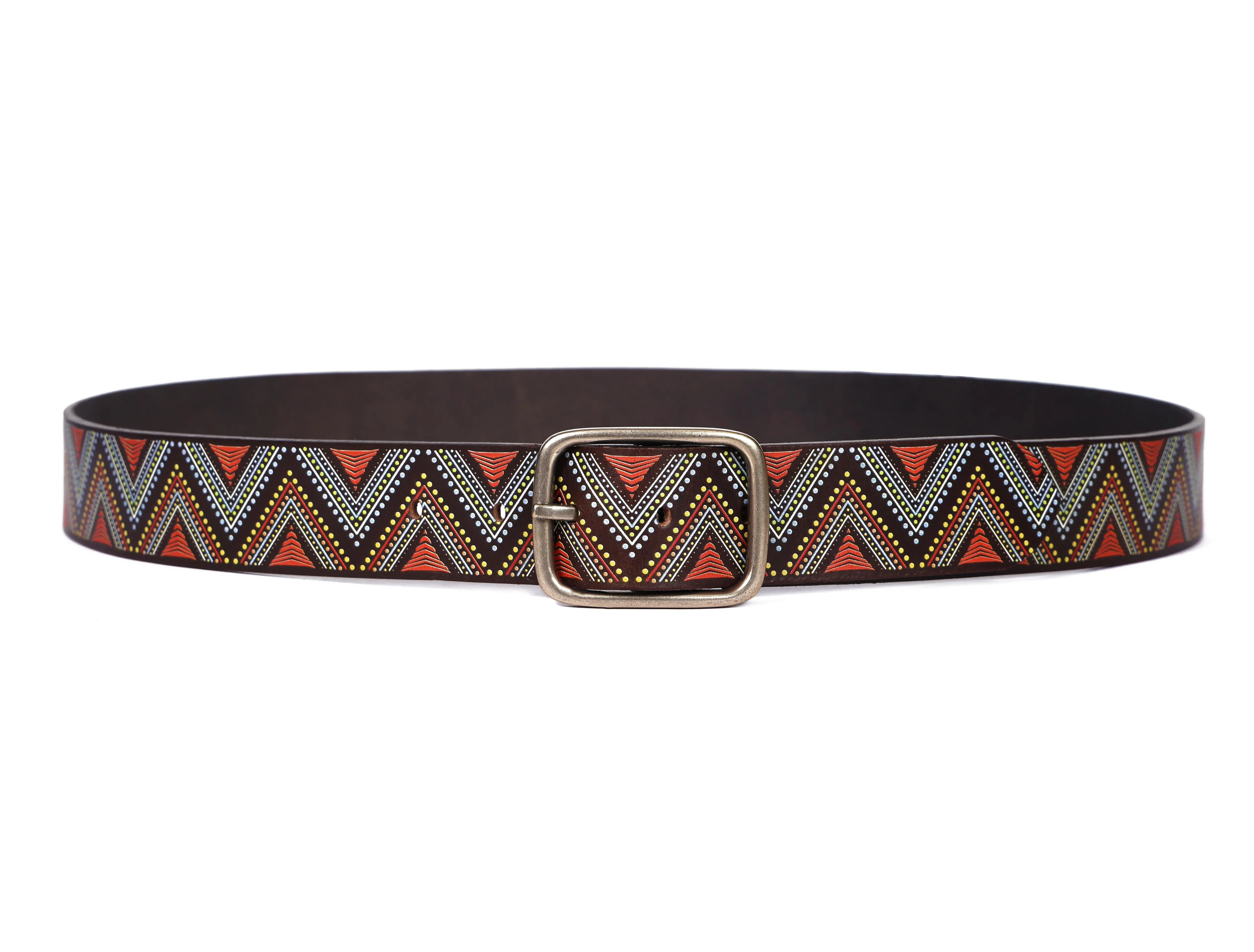 "Personalized Chic: Leather Printing Belts Redefining Style" Art: LB-817