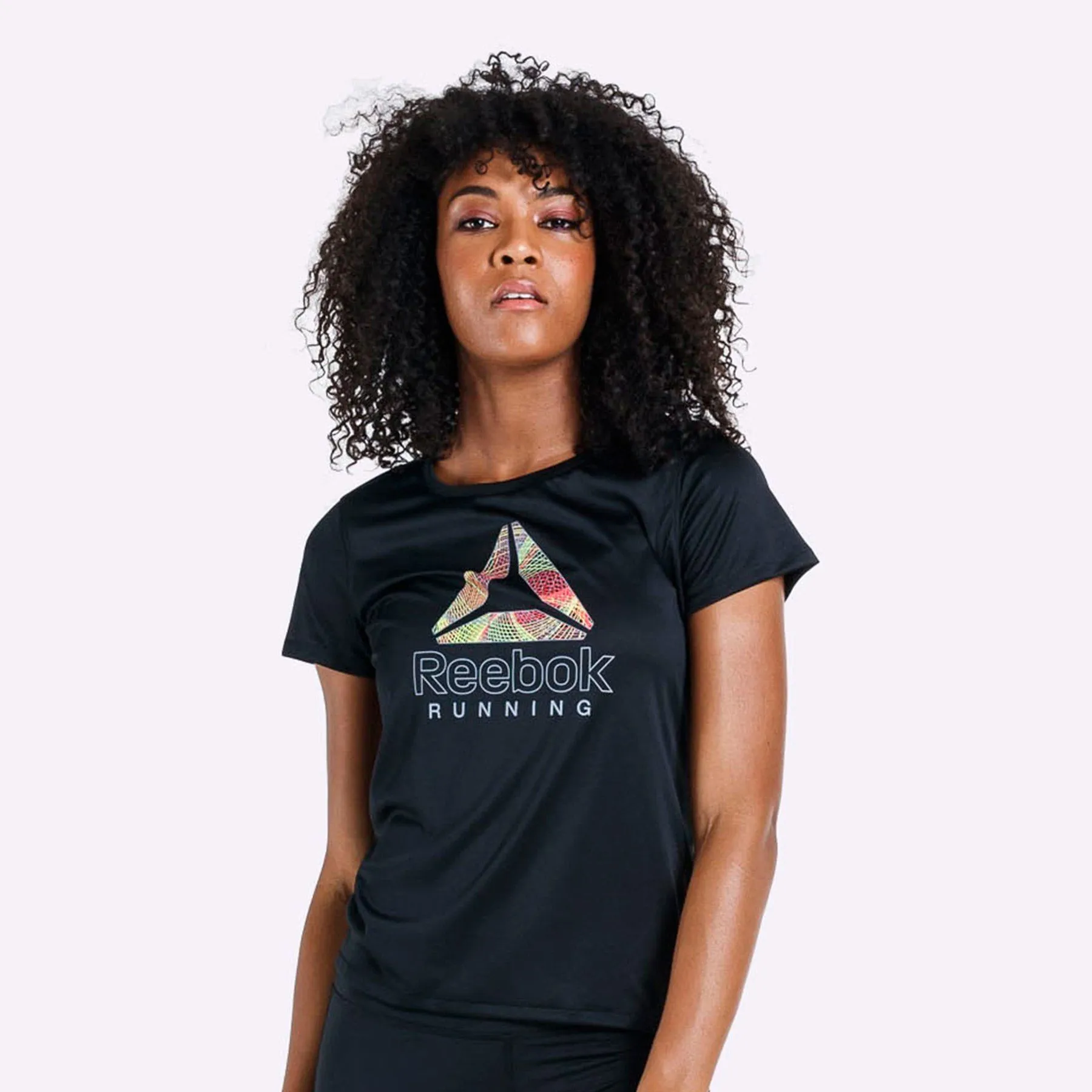 Reebok - Women's Running Essentials Delta Graphic Tee - Black