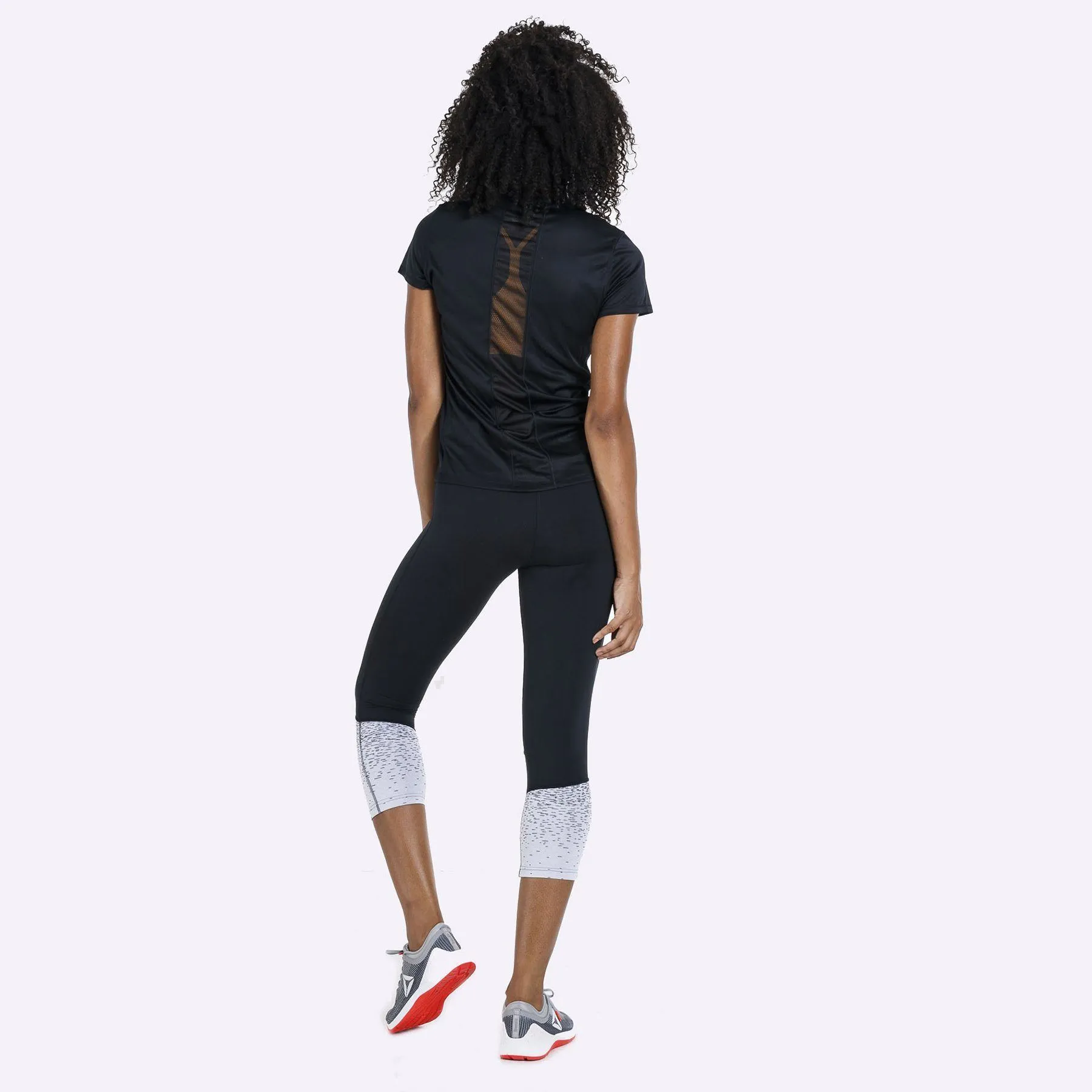 Reebok - Women's Running Essentials Delta Graphic Tee - Black