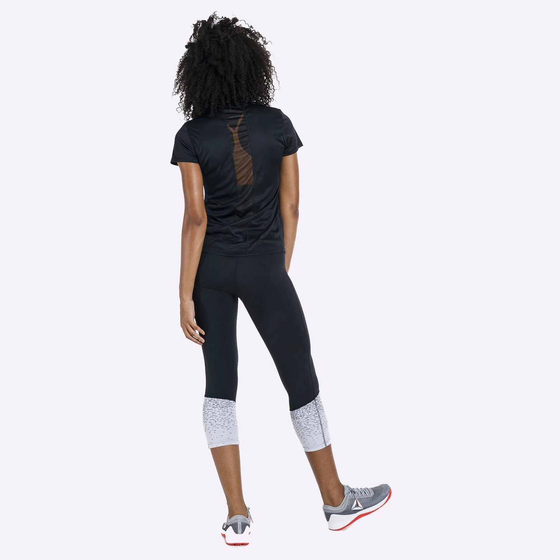 Reebok - Women's Running Essentials Delta Graphic Tee - Black