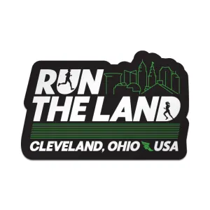 Run The Land Cityscape - Sticker