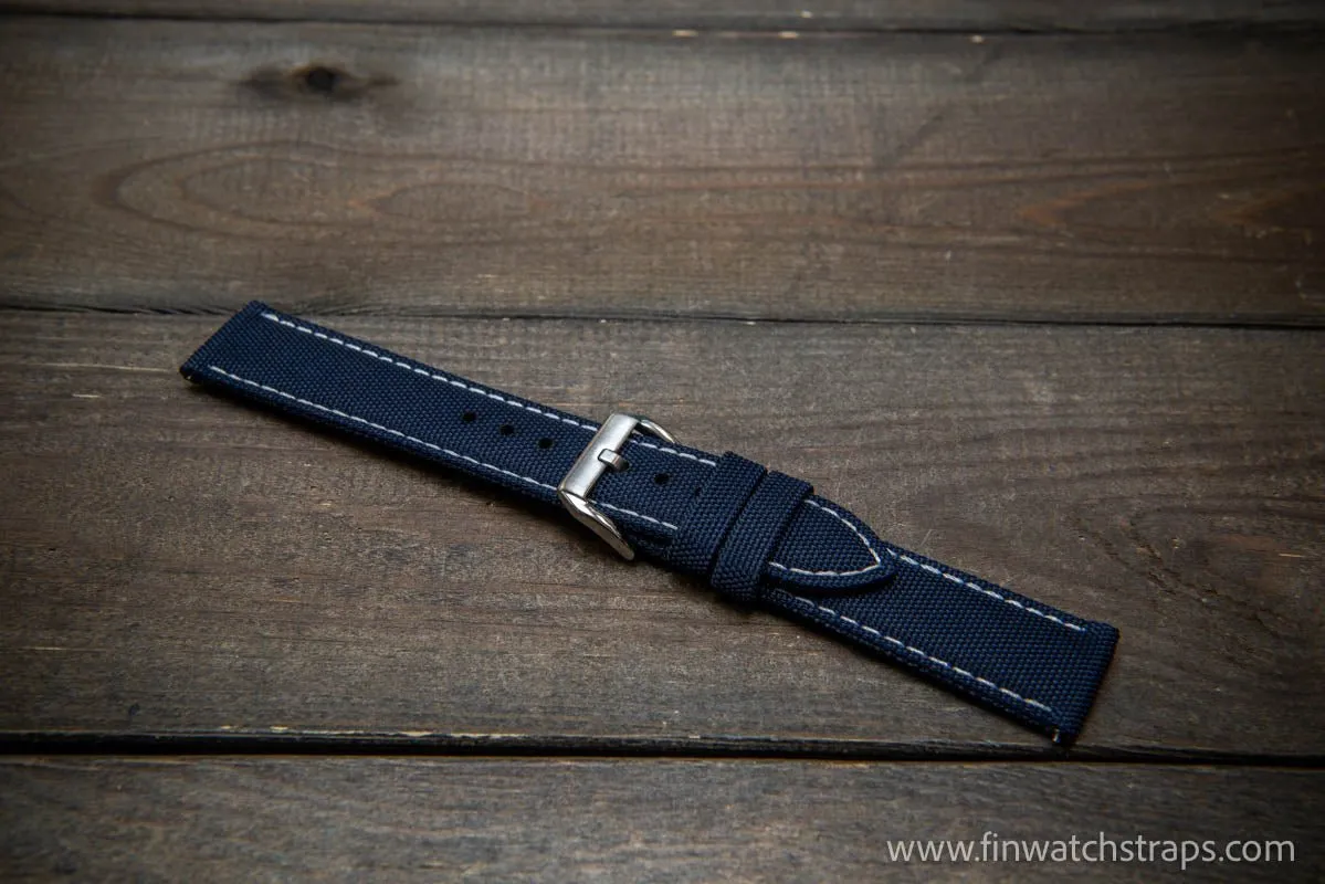 Sailcloth waterproof watch strap.