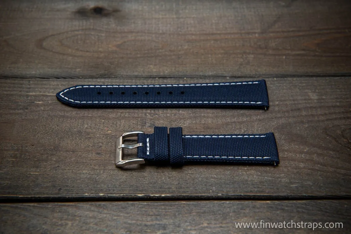 Sailcloth waterproof watch strap.