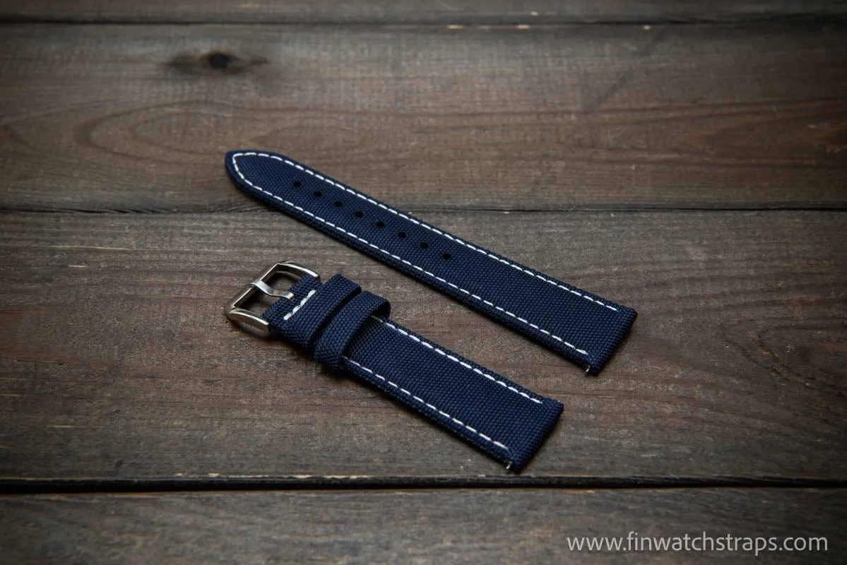 Sailcloth waterproof watch strap.