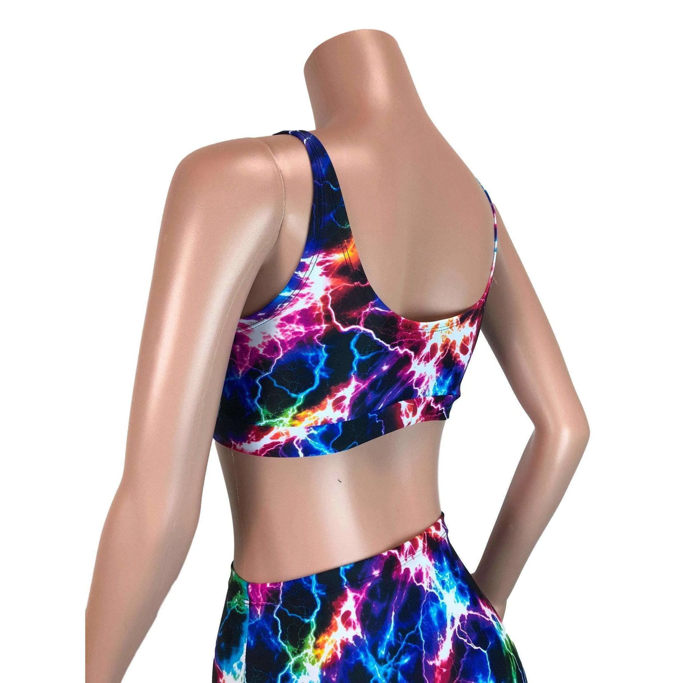 SALE - Cosmic Thunder UV Glow Bralette