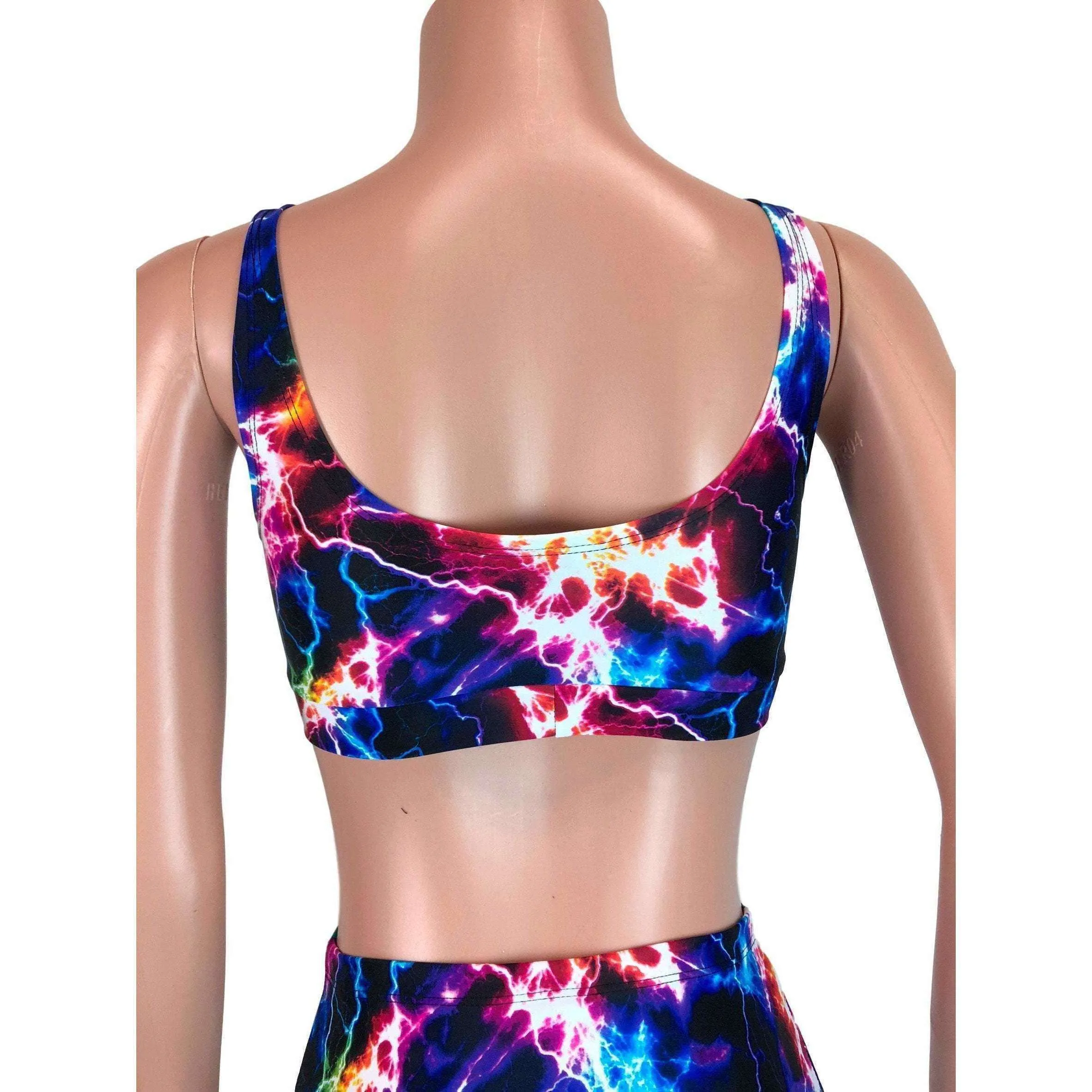 SALE - Cosmic Thunder UV Glow Bralette