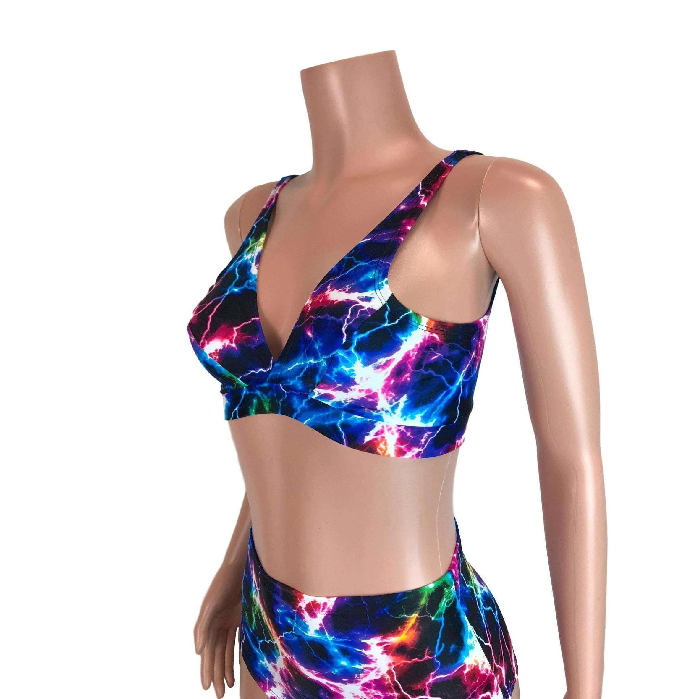 SALE - Cosmic Thunder UV Glow Bralette