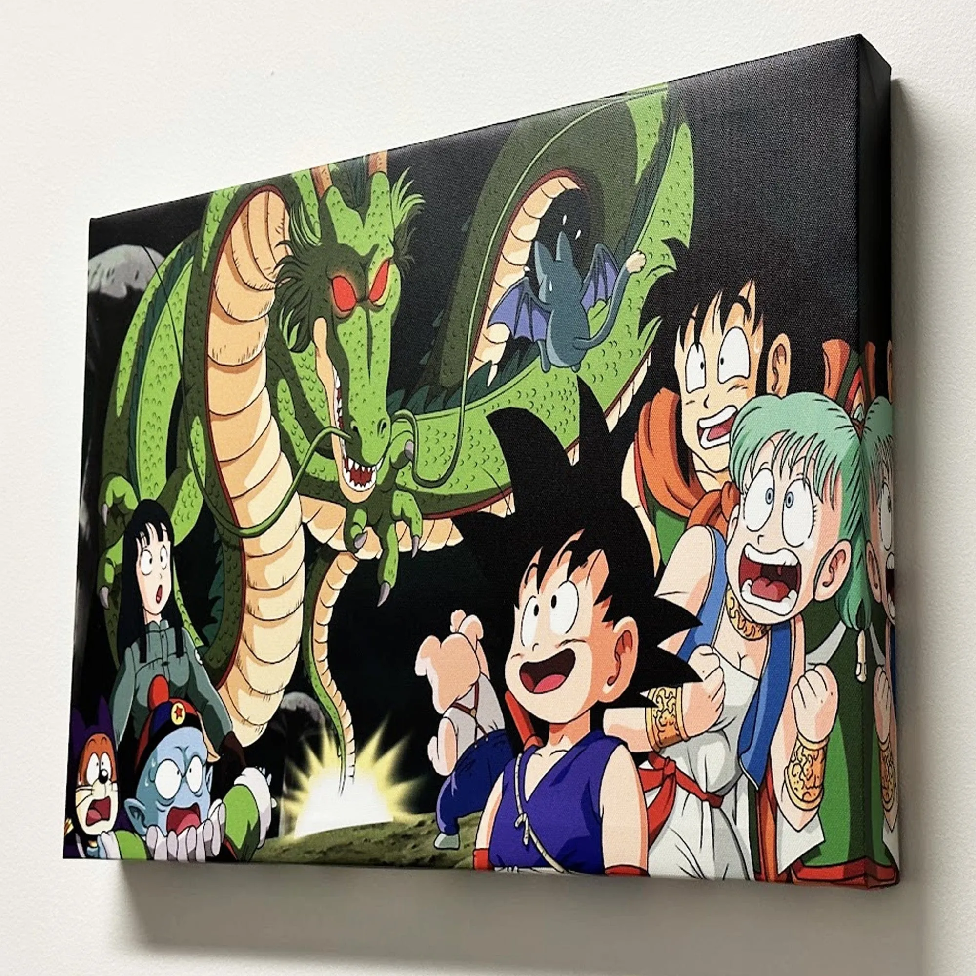 Shenron Summon - Dragon Ball Z Gallery Wrapped 12x18 Canvas Wall Art