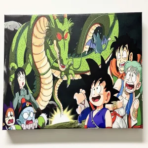 Shenron Summon - Dragon Ball Z Gallery Wrapped 12x18 Canvas Wall Art