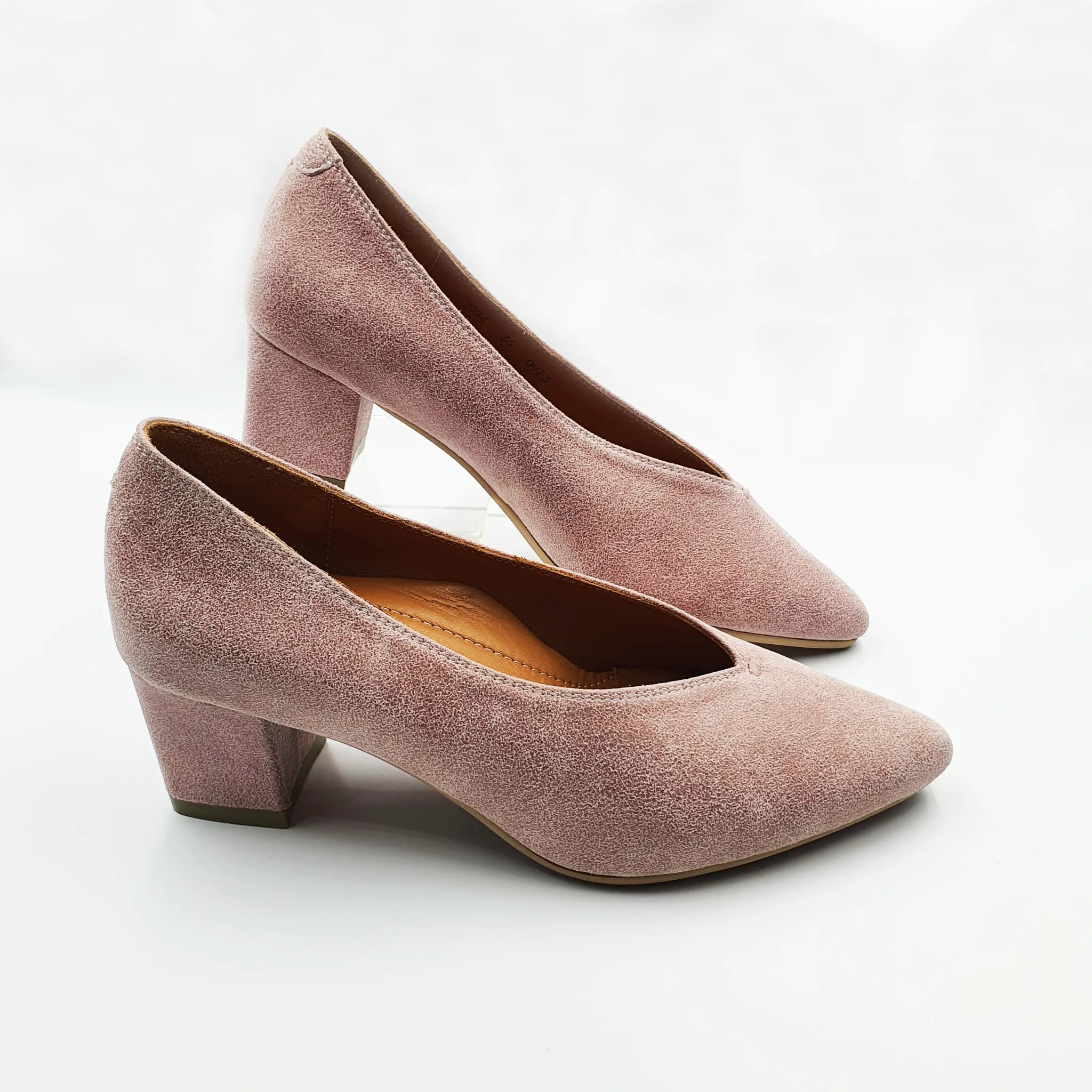 Shoeful Lambskin 2" Chunky Heels