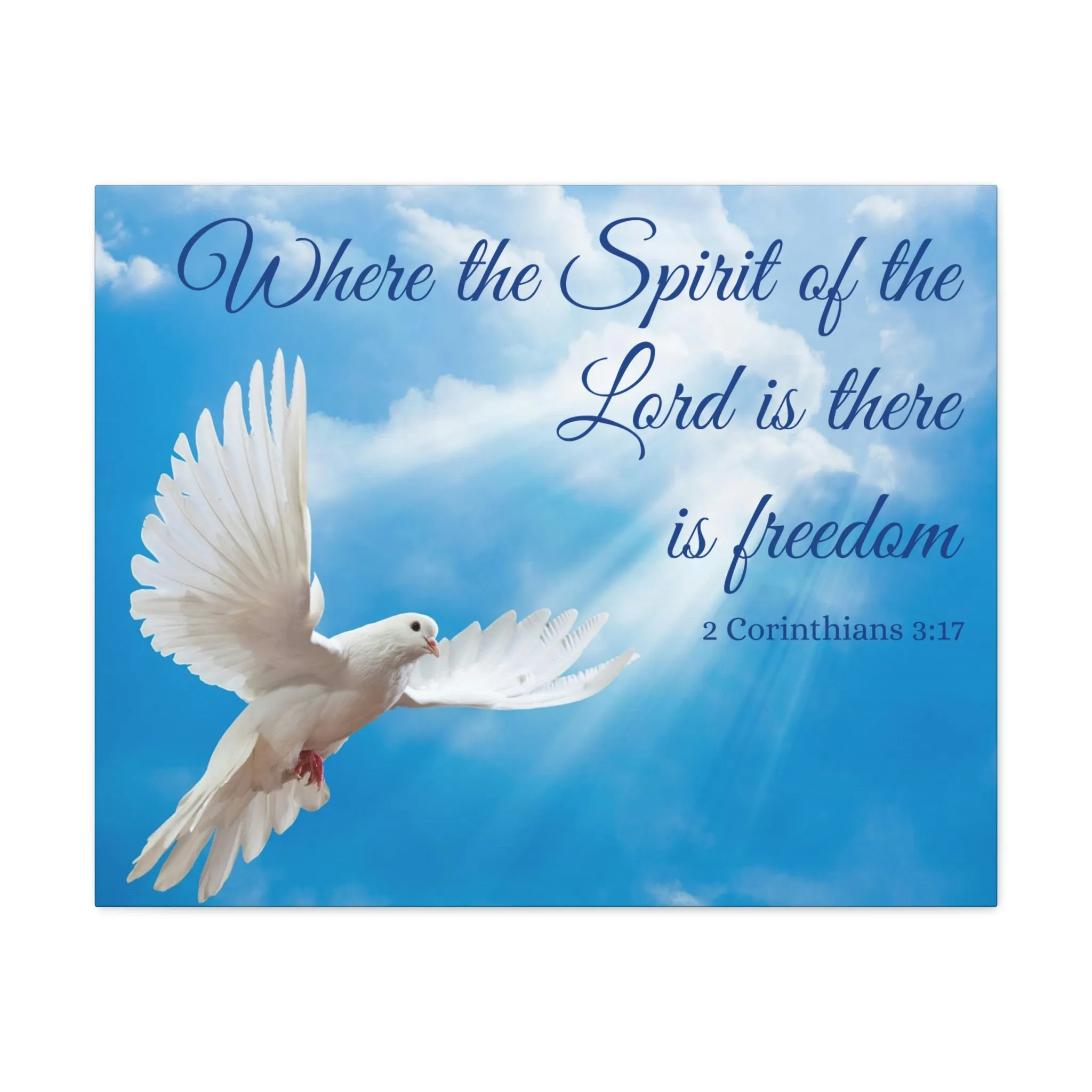 Spirit of the Lord Christian Canvas