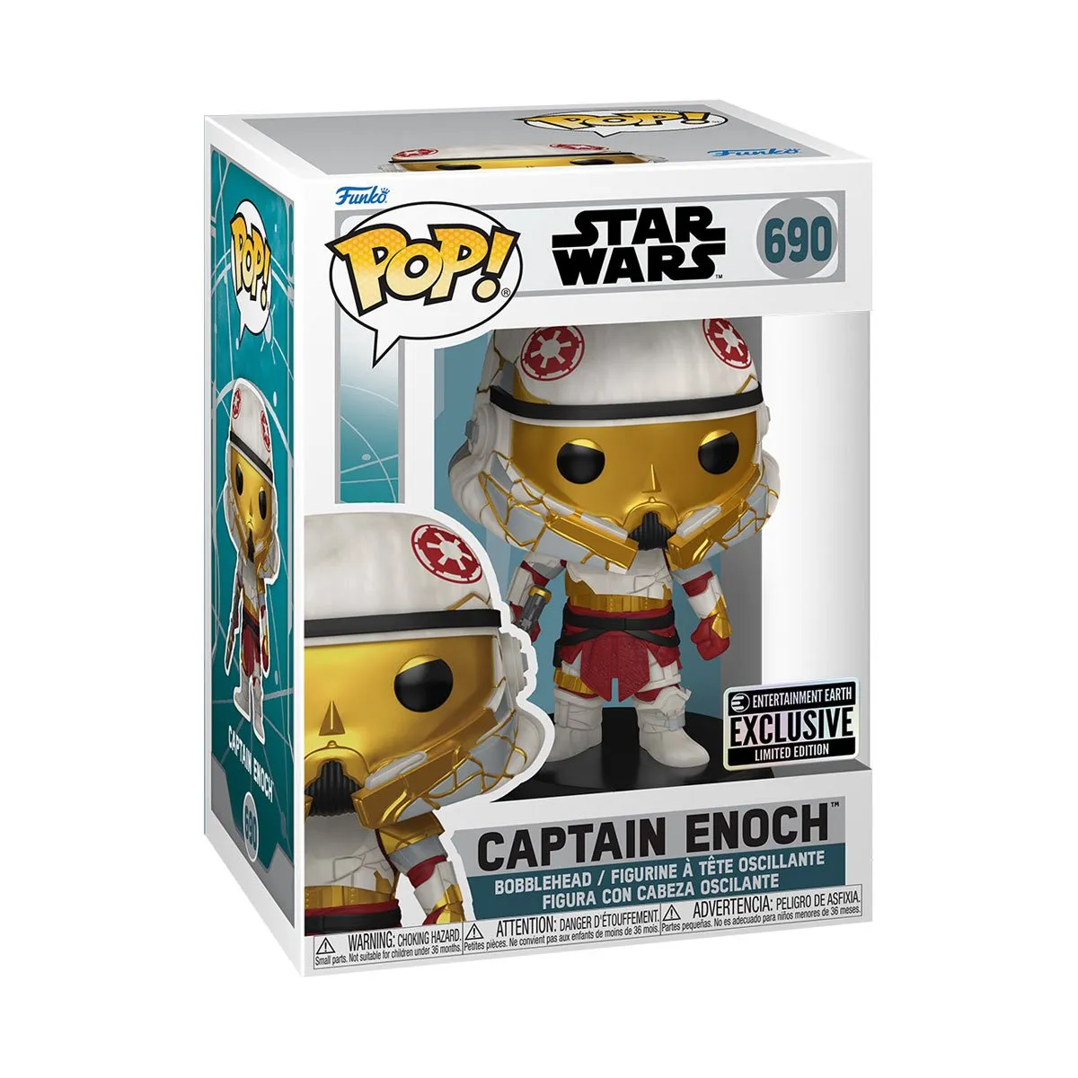 Star Wars: Ahsoka Captain Enoch Funko Pop! Vinyl Figure #690 - Entertainment Earth Exclusive