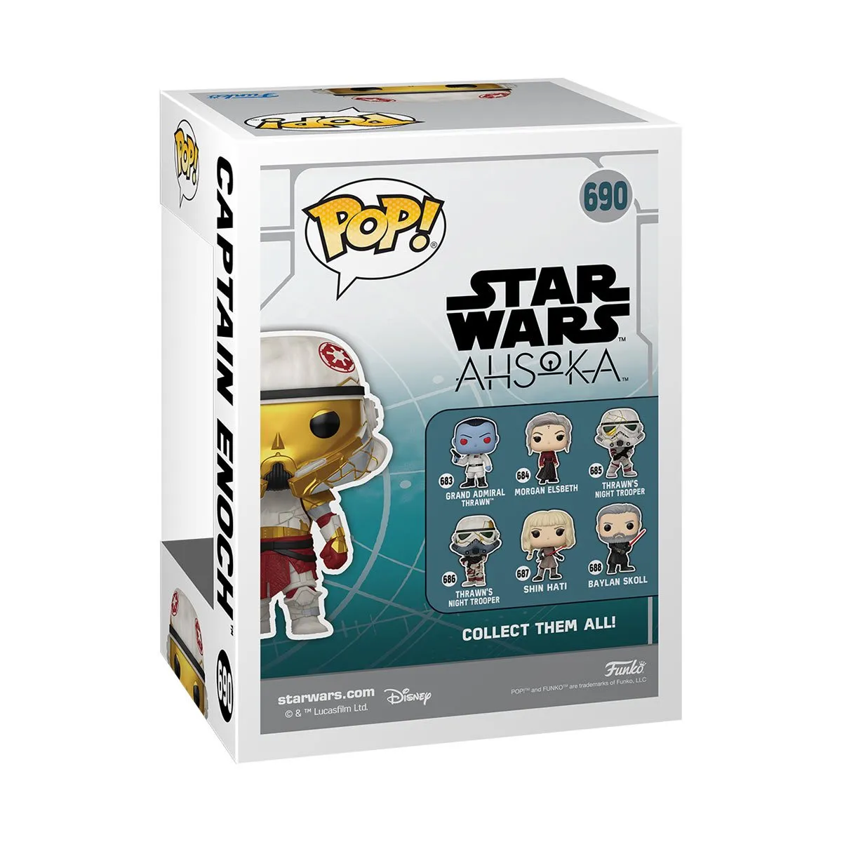 Star Wars: Ahsoka Captain Enoch Funko Pop! Vinyl Figure #690 - Entertainment Earth Exclusive