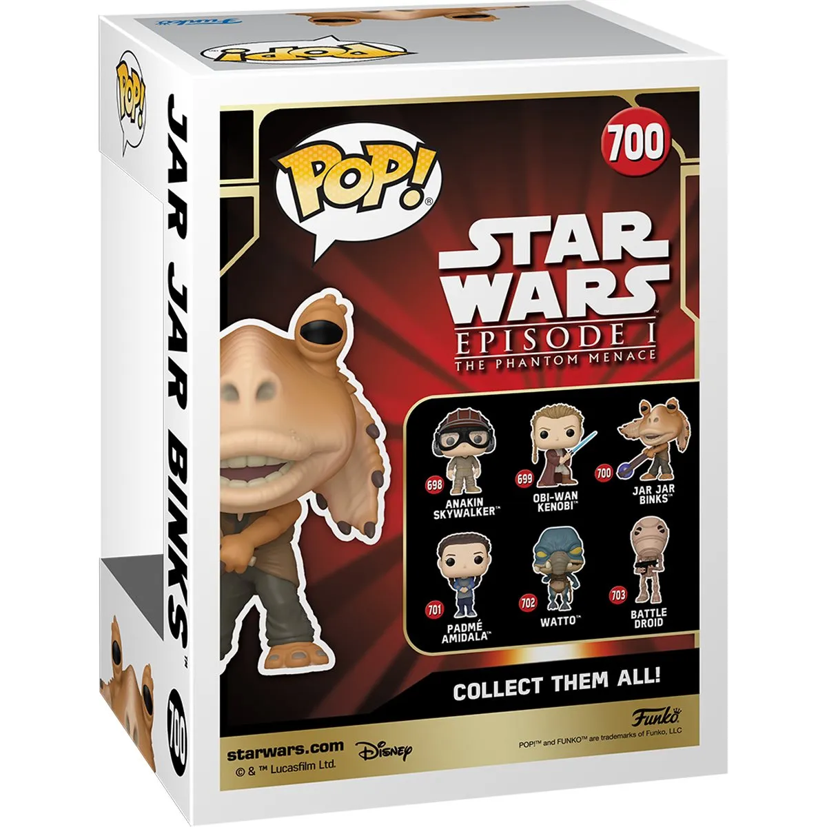 Star Wars: Episode I - The Phantom Menace Jar Jar Binks with Booma Balls Funko Pop! Vinyl Figure #700