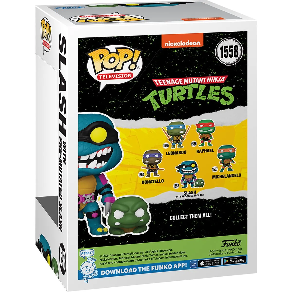 Teenage Mutant Ninja Turtles Slash with Pre-Mutated Slash Funko Pop! Vinyl Figure #1558 and Buddy