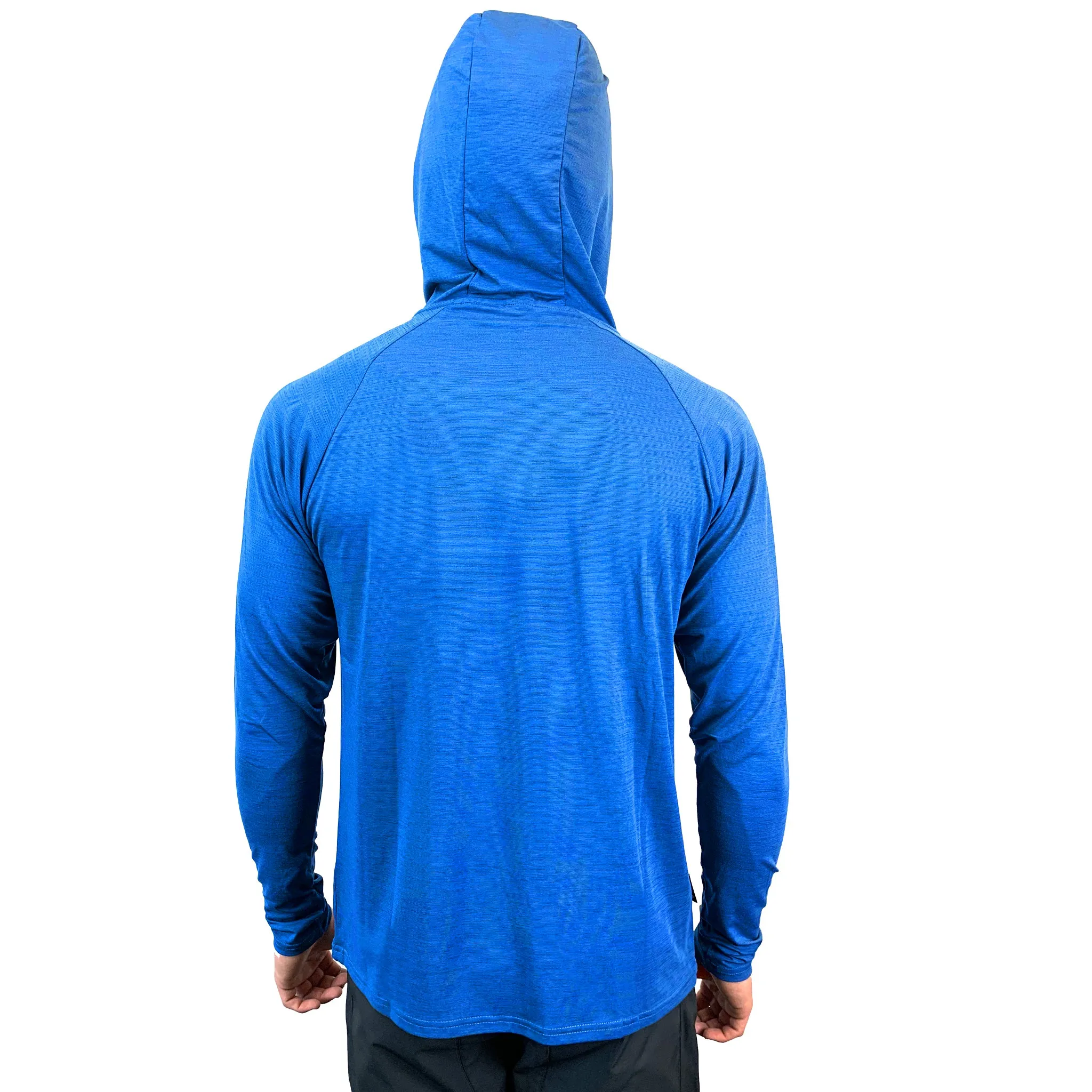 UV Performance L/S Hooded Tech Top - Cyan