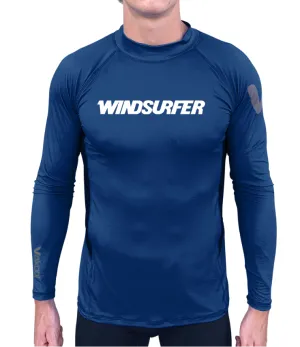 WINDSURFER - Long Sleeve Rash Top - Navy - CUSTOM