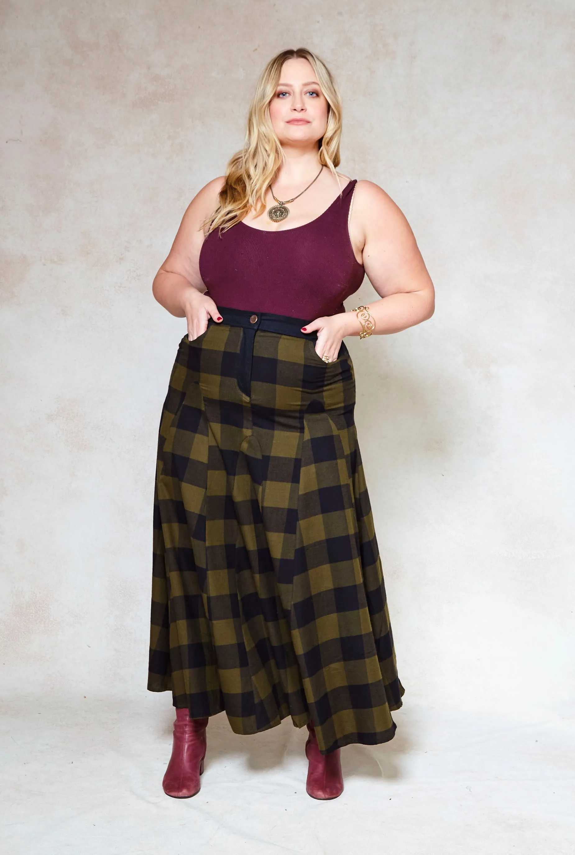 Winona Flannel Skirt