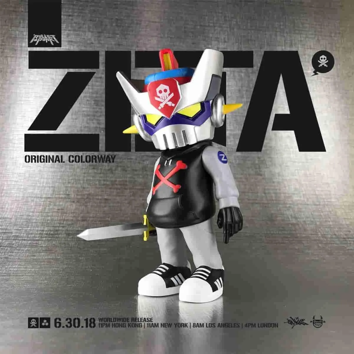 ZETA TEQ63 Soft Vinyl 6" Medium Figure by Quiccs x Devil Toys Limited Stock!