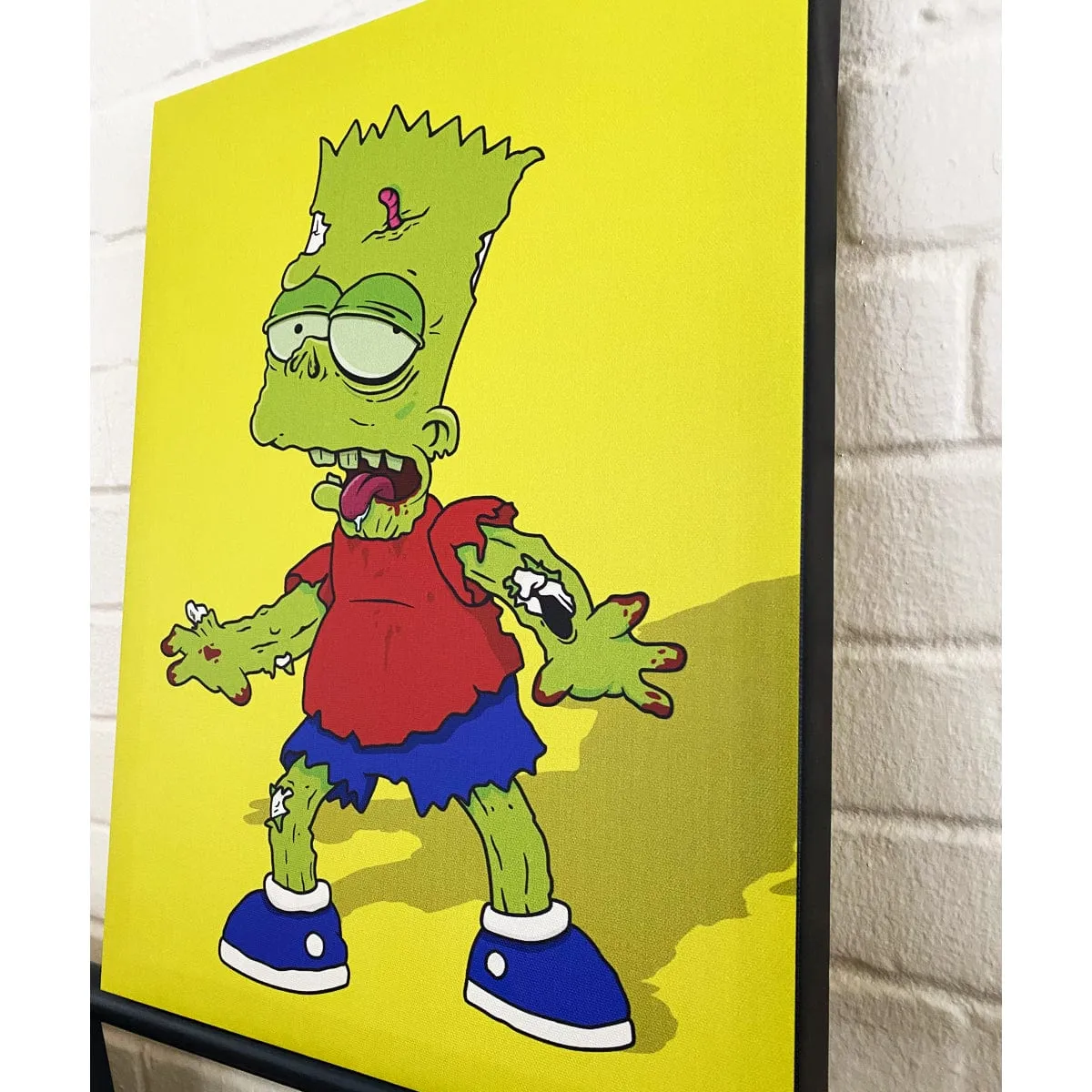 Zombart - The Simpsons Gallery Wrapped Canvas 12x16 Print