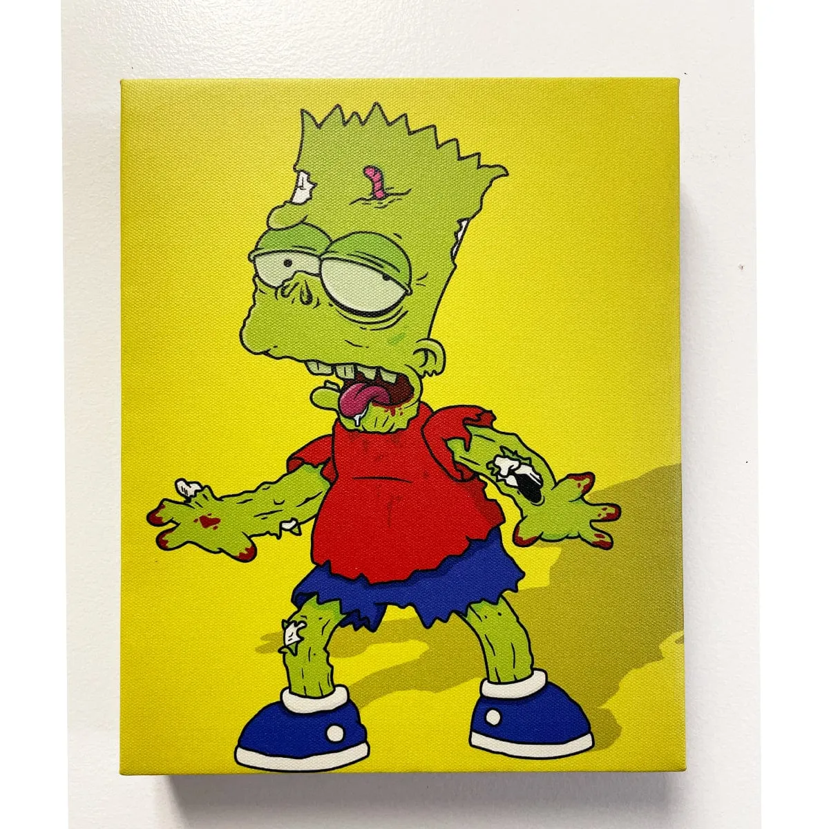 Zombart - The Simpsons Gallery Wrapped Canvas 12x16 Print