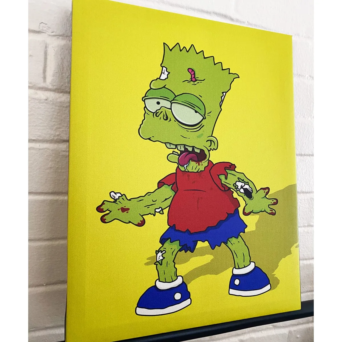 Zombart - The Simpsons Gallery Wrapped Canvas 12x16 Print